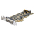 StarTech.com Scheda seriale PCI Express a16 porte DB9 RS232 - Staffa a Profilo basso (installata) e completo - Adattatore seriale multiporta - Scheda seriale PCIe