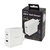 LogiLink PA0281 chargeur d'appareils mobiles Téléphone portable, Tablette Blanc Secteur Charge rapide Intérieure