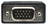 Manhattan SVGA Monitorkabel mit Ferritkernen, HD15 Stecker auf HD15 Stecker, schwarz, 4,5 m