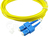 BlueOptics SFP3232BU5MK InfiniBand en Glasvezelkabel 5 m SC Geel