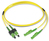 Dätwyler Cables 427820 Glasfaserkabel 10 m SCD E-2000 (LSH) OS2 Gelb