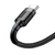 Baseus CATKLF-BG1 kabel do telefonu Czarny 1 m USB A USB C