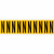 Brady 1534-N étiquette auto-collante Rectangle Permanent Noir, Jaune 10 pièce(s)
