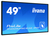 iiyama ProLite TF4939UHSC-B1AG Computerbildschirm 124,5 cm (49") 3840 x 2160 Pixel 4K Ultra HD LED Touchscreen Multi-Nutzer Schwarz