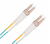 SilverNet SIL-FPL-3M-LC-AQ Glasvezel kabel 2x LC OM3 Aqua-kleur