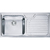 Franke Galassia GAX 611 Undermount sink Rectangular Stainless steel