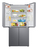 Samsung RF48A400EM9 frigo américain Pose libre 488 L E Argent