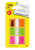 Post-It Flags, Orange, Lime, Pink .94 in wide, 60/On-the-Go Dispenser, 1 Dispenser/Pack bandera adhesiva 60 hojas