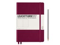 Skizzenbuch Leuchtturm 120g/qm Medium port red