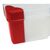 RS PRO Kleinteilebox, Polypropylen Rot transparent, 5 Fächer , 30mm x 140mm x 80mm