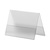 Dachständer / Tischaufsteller aus Hartfolie in DIN-Formaten | 0,4 mm entspiegelt DIN A8