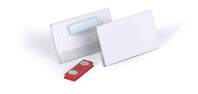 Durable Conference Magnet Name Tag Badge Holders + Inserts | 25 Pack | 40 x 75mm