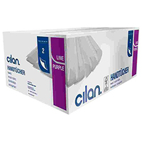 Cilan PurpleLine Tissue Falthandtücher H20 (25 x 120 Tücher) Sehr saugfähige Handtücher aus Zellstoff-Tissue 25 x 120 Tücher