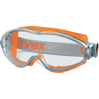 Schutzlbrille / Überbrille UVEX Ultrasonic, klare PC-Scheibe, orange, Supravision HC-AF