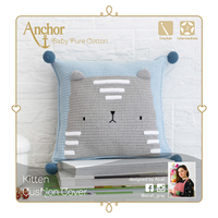 Crochet Kit: Cushion Cover: Baby Pure Cotton: Kitten
