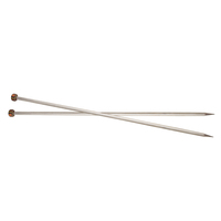 Nova Metal: Knitting Pins: Single-Ended: 30cm x 6.50mm