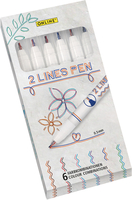 ONLINE 2 Lines Pen 18617 6x2 Farben