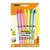 Bic Grip Highlighter Pen Chisel Tip 1.6-3.3mm Line Assorted Pastel Colo(Pack 12)