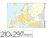 Mapa mudo color din A4 Europa -politico
