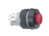 Drucktaster, 1-polig, rot, unbeleuchtet, 0,7 A/250 V, Einbau-Ø 15.2 mm, IP40/IP6