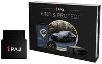 PAJ GPS CAR OBD 4G 2.0 GPS adatgyűjtő Járműkövetés Fekete