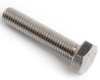 M12 X 35 HEXAGON HEAD SET SCREW DIN 933 DUPLEX 1.4462