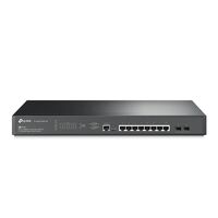 JetStream 8-Port 2.5GBASE-T and 2-Port 10GE SFP+ L2+ Managed Switch with 8-Port PoE+ Switch di rete