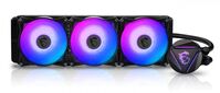 V2 Liquid Cpu Cooler '360Mm Radiator, 3X 120Mm Argb Pwm Fan, Argb Lighting, Center Supported, Compatible With Intel And Amd Platforms, Cooling Fans