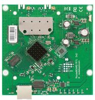 RouterBOARD 911 with 600MHz Atheros CPU, 64MB RAM, 1x LAN , built-in 5Ghz 802.11a/n 2x2 two chain wireless, 2xMMCX connectors, RouterOS L3