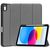 Tri-fold Caster TPU Cover - Gray For Apple iPad 10th Gen 10.9-inch Tablet-Hüllen