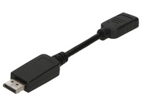 15cm Display Port (M) - HDMI (F) Adapter