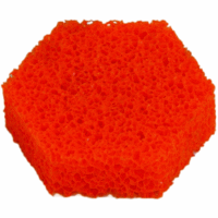 Ersatzschwamm für Anfeuchter Naturkautschuk 85mm orange