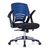 Medium back mesh chair with folding arms