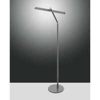LED Steh-/Leseleuchte BEBA, 12W, 3000/4000/6000K, 1340lm, IP20, dimmbar, anthrazit