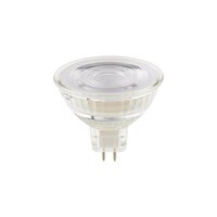 LED Stiftsockel-Reflektorlampe LUXAR GLAS DIM, 12V, Ø 5cm / L 4.4cm, GU5.3, 6.5W 3000K 460lm 36°, dimmbar