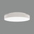 LED Deckenleuchte LISBOA 3851/60, IP20 IK06, Ø 60cm, Direkt-Indirekt, 3000K, Weiß, On-Off