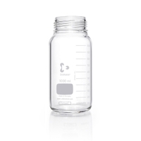 Laborglasflasche 1000 ml DURAN® GLS 80 weithals klar ohne Schraubverschluss und Ausgießring