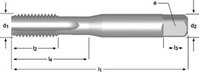 DORMER E524 HAND TAP HSS GT 7/8 INCH NO 6