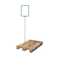 Universal Pallet Stand / Info Display / Price Stand | green, similar to RAL 6032