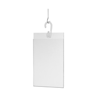 U-Pocket / Acrylic Pocket / Poster Pocket with Holes, A4 – A5 hanger | A5
