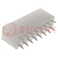 Socket; wire-board; male; Mini-Fit Jr; 4.2mm; PIN: 16; THT; 9A