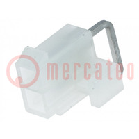 Tomacorriente; conducto-placa; macho; Mini-Fit Jr; 4,2mm; PIN: 2