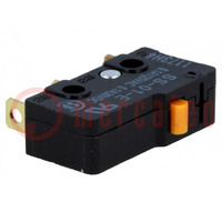 Microswitch SNAP ACTION; 0.1A/125VAC; 0.1A/30VDC; without lever