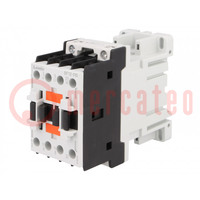 Contactor: 3-pole; NO x3; Auxiliary contacts: NC; 24VDC; 12A; BF