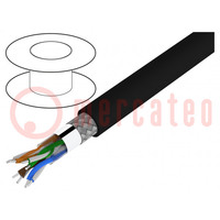 Wire; SF/UTP; 4x2x24AWG; industrial Ethernet; 5e; solid; Cu; PVC