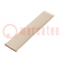 Tresse; Øde tresse: 12÷30mm; fibre de verre; L: 15m; -55÷538°C