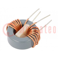 Inductor: wire; THT; 470uH; 7.8A; 6mΩ; 230VAC; 12x7mm; -20÷50%; 10kHz