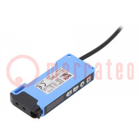 Capteur: amplificateur en fibre optique; NPN / PNP; IP66; 2000Hz