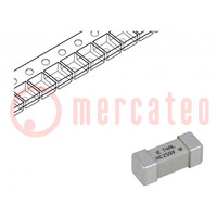 Biztosíték: olvadó; késleltetett; 4A; 250VAC; 250V; SMD; kerámia