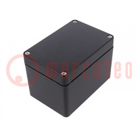 Enclosure: multipurpose; X: 75mm; Y: 110mm; Z: 75mm; polyester; black